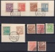 Soviet Zone: 1946 Mecklenburg Lot Used Stamps Signed