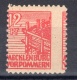 Soviet Zone: 1946 Mecklenburg Better 12 Pf. MNH Signed