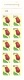 US Sc.BK185ROSE BOOKLET PANES COMP. MNH 1991